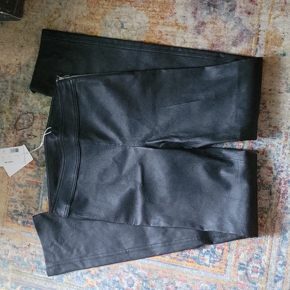 SOLD NWT Helmut Lang high rise bootcut leather pant ladies size 6N - Picture 11 of 16